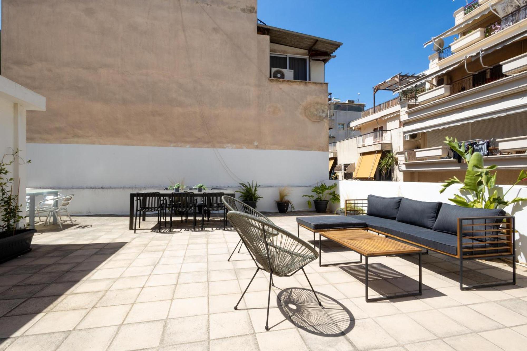 Renovated 5 Bdr House Near Acropolis - New Beds, Terrace & Green Yard Atény Exteriér fotografie